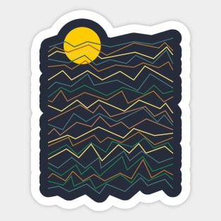 Sunset Sea Sticker